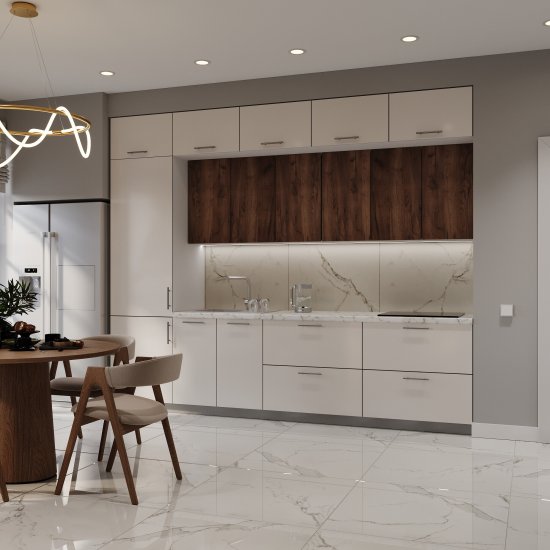 Керамогранит Lavelly Calacatta Palace белый матовый 800х800х8,5 мм (3 шт.=1,92 кв.м)