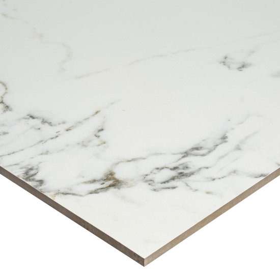 Керамогранит Lavelly Calacatta Palace белый матовый 1200х600х8,5 мм (2 шт.=1,44 кв.м)