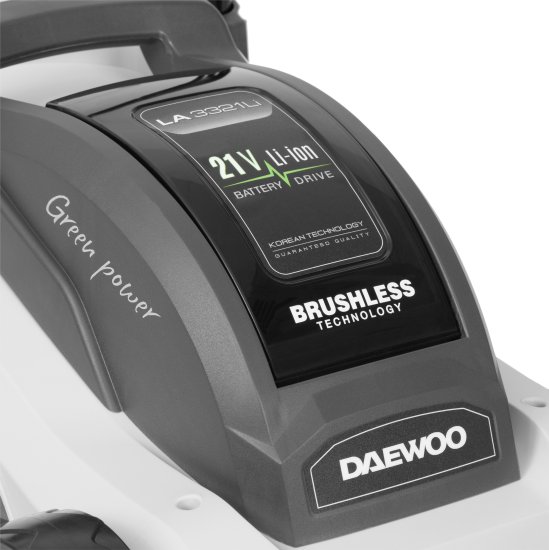 Газонокосилка аккумуляторная бесщеточная Daewoo LA 3321Li SET 20 В 33 см 1x4 Ач АКБ и ЗУ входит в комплект