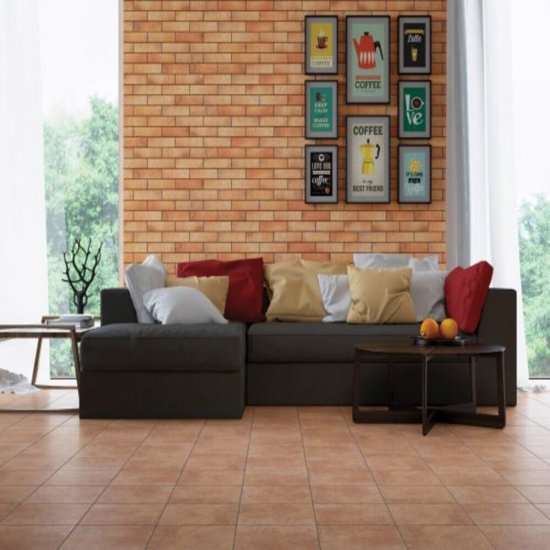 Клинкерная плитка для фасада Cerrad Loft brick (38 шт.= 0,6 кв.м) светло-коричневая 245х65х8 мм