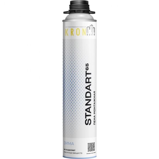 Профессиональная монтажная пена Kronbuild Зима Standart 65