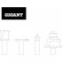 Набор фрез для изготовления шарнирных соединений Gigant GC-0072