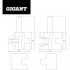 Набор фрез пазо-шиповых Gigant GC-0074