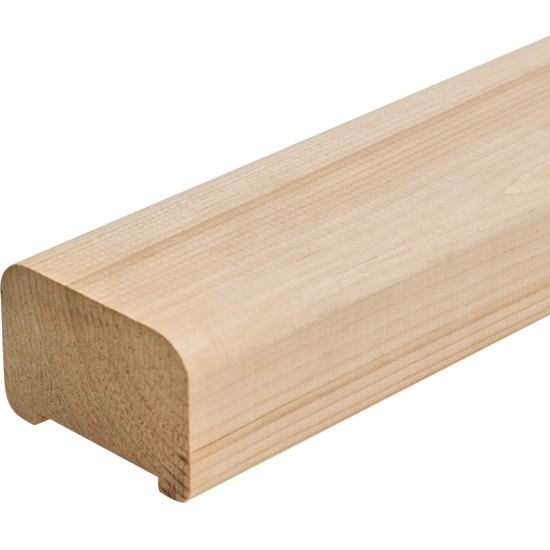 Поручень прямой сращенный хвоя Сорт Экстра 40x60x3000 мм