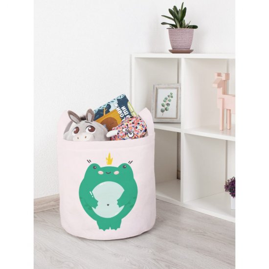 Корзина для игрушек JOYARTY Довольный лягушонок