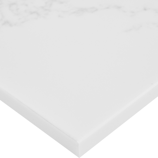 Столешница Молекуль 120x80x2 см искусственный камень цвет белый