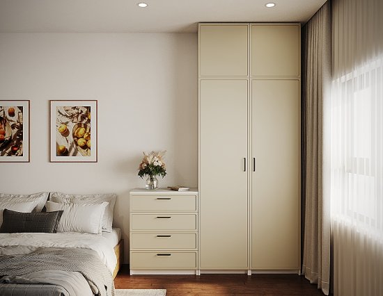 Фасад комода Лион Амьен 79.6x22x1.9 см МДФ цвет латте