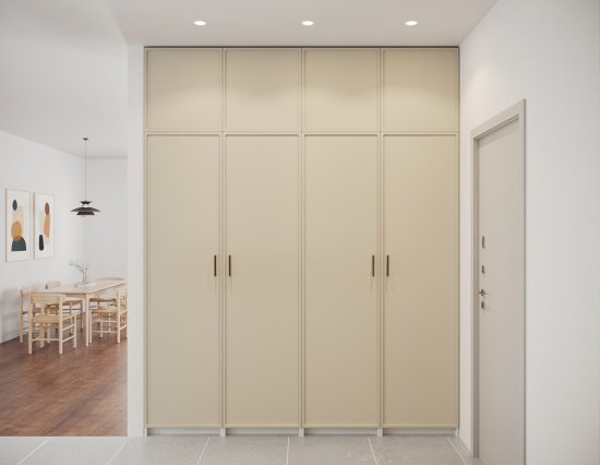 Фасад комода Лион Амьен 79.6x22x1.9 см МДФ цвет латте