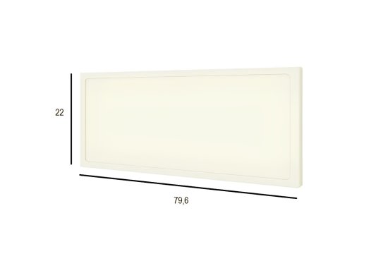 Фасад комода Лион Амьен 79.6x22x1.9 см МДФ цвет латте