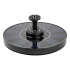 Светильник садовый плавающий Uniel Fountain на солнечных батареях 16x16x5 см RGB свет цвет черный