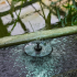 Светильник садовый плавающий Uniel Fountain на солнечных батареях 16x16x5 см RGB свет цвет черный