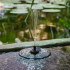 Светильник садовый плавающий Uniel Fountain на солнечных батареях 16x16x5 см RGB свет цвет черный