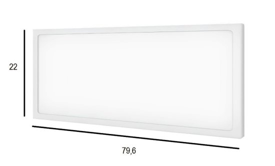 Фасад комода Лион Амьен 79.6x22x1.9 см МДФ цвет белый