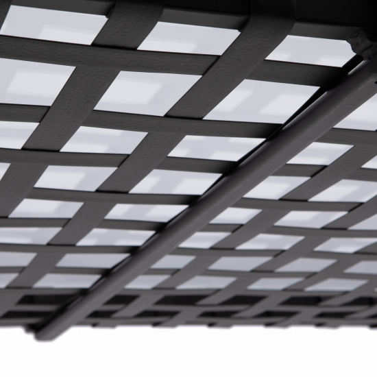 Стол садовый Naterial Victoria 180x100x74 см сталь/стекло цвет черный