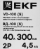 УЗО EKF Proxima 2P 40 А 300 мА 4.5 кА