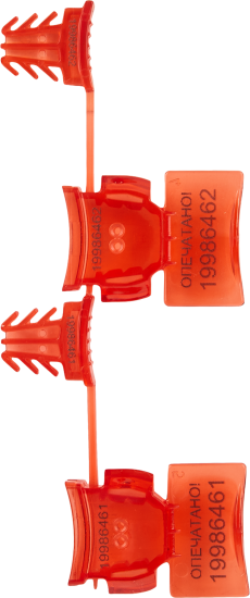 Комплект трос и пломба Европартнер с пластиковой защелкой 10 шт.