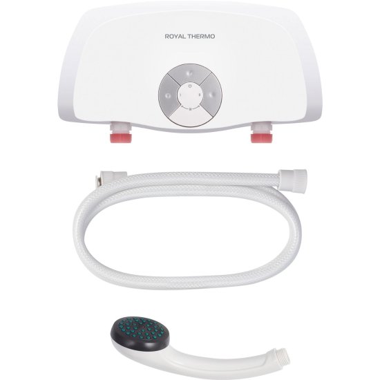 Проточный водонагреватель электрический Royal Thermo Smartfix S 3.5 кВт белый с душевой лейкой
