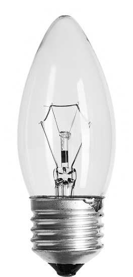 Лампа накаливания Navigator E27 230 В 60 Вт свеча 660 лм