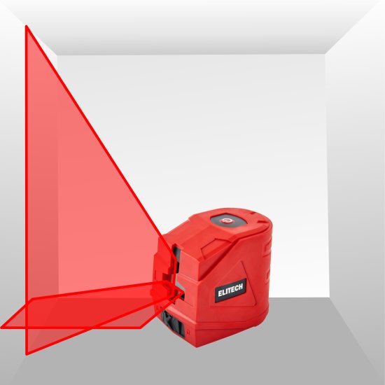 Нивелир лазерный Elitech ПЛ 4К штатив в комплекте, 15 м