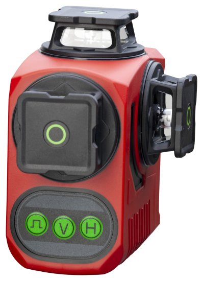 Нивелир лазерный Elitech ПЛ 360-3-ЗЕЛ зеленый луч, 25 м