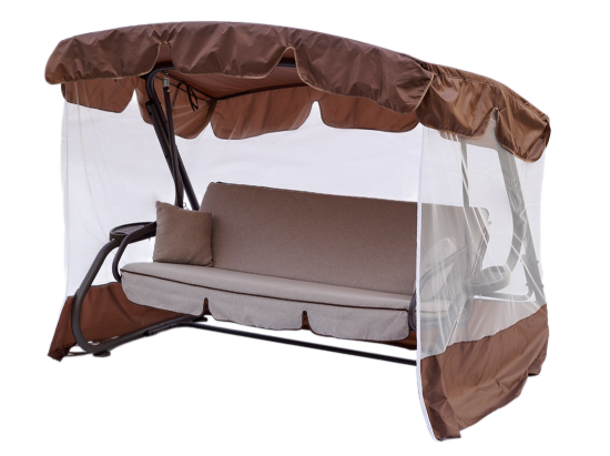 Качели садовые NATERIAL Aniva 3-х местные до 250 кг коричневый