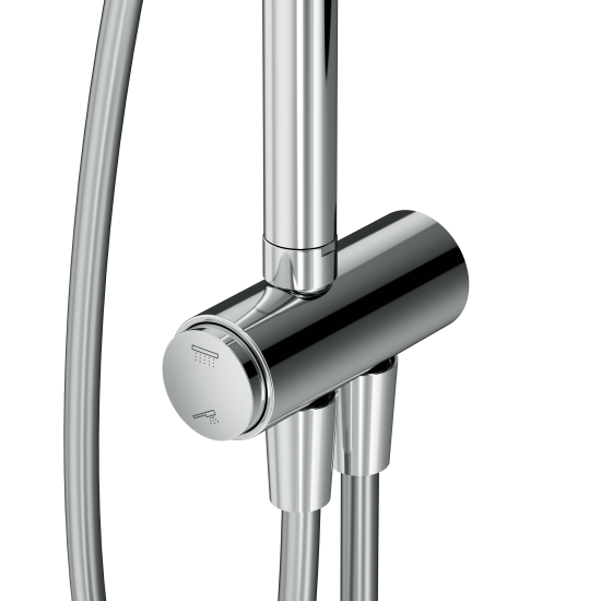 Душевая система AM.PM Flash F079SQ000 3 режима цвет хром