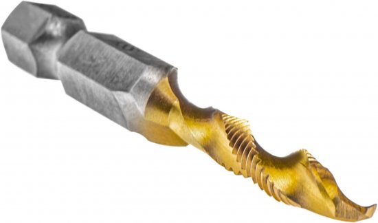 Сверло-метчик по металлу Р6М5 Vertextools 7090-3 2.5x54 мм