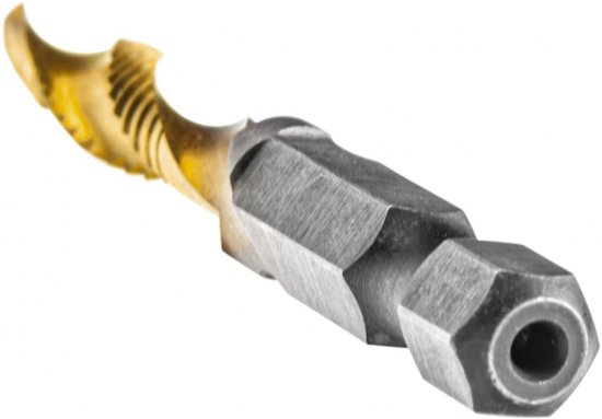 Сверло-метчик по металлу Р6М5 Vertextools 7090-3 2.5x54 мм