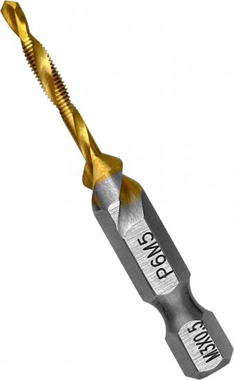 Набор сверл-метчиков по металлу Vertextools 0089-7, 7 шт.