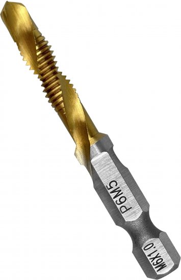 Набор сверл-метчиков по металлу Vertextools 0089-7, 7 шт.