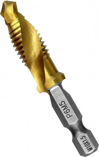 Набор сверл-метчиков по металлу Vertextools 0089-7, 7 шт.