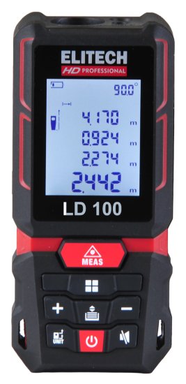 Дальномер лазерный Elitech HD LD100, 100 м