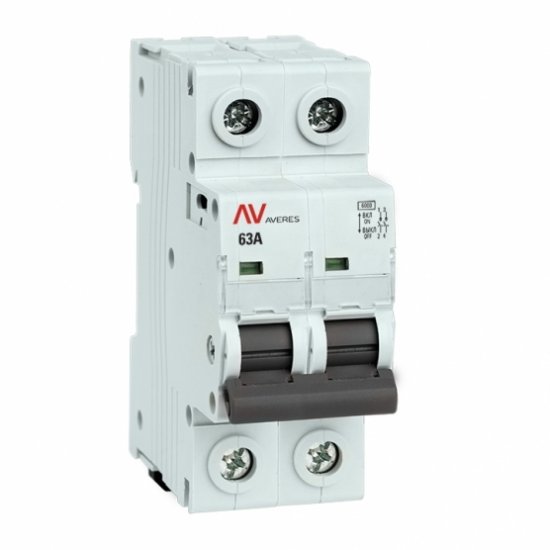 Выключатель нагрузки EKF Averes AV 2P N 63 А C63 6 кА