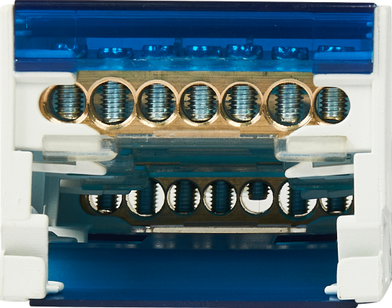 Шина N TDM Electric на DIN-рейку в корпусе 4x7групп