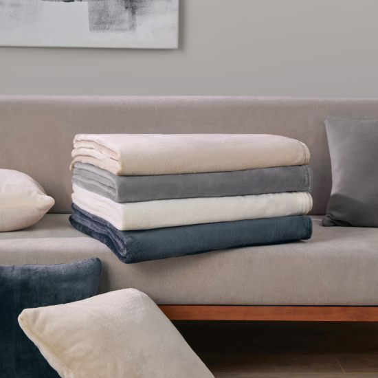 Плед Inspire Flandria 200x220 см микрофибра цвет экрю Cream 5