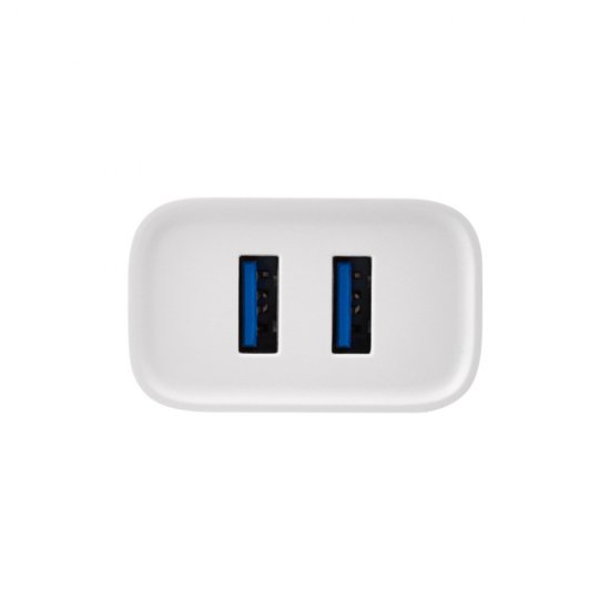 Зарядное устройство USBх2 Rexant 230 В 2400 мА (16-0276)