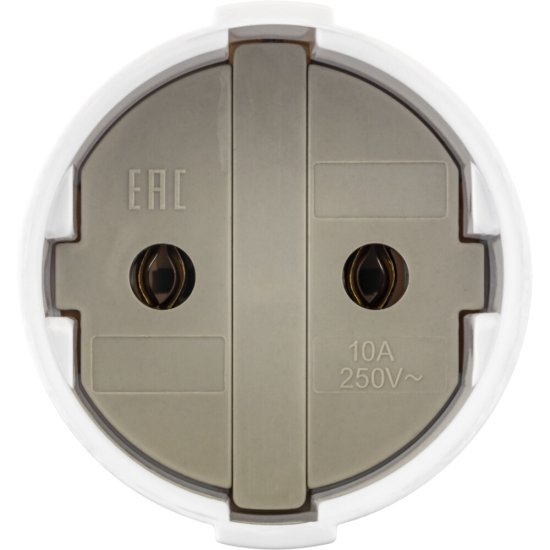 Розетка Düwi 10 А 230 В белая (30456 2)