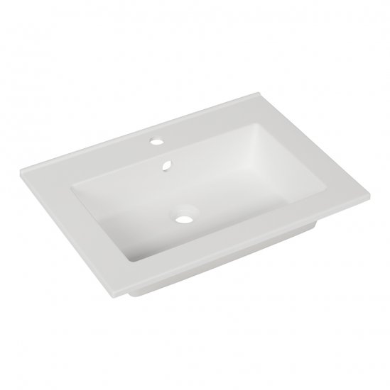 Раковина для тумбы Paola Parma 65 см литьевой мрамор (00-00008248)