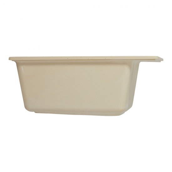 Мойка для кухни Ulgran Practik 43х49х20 см врезная искусственный камень слоновая кость