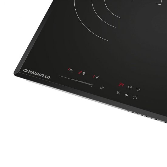 Варочная панель электрическая Maunfeld CVCE593STBK LUX 3 конфорки черная