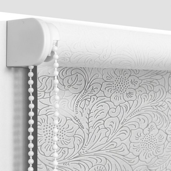 Штора рулонная Дизайн 60x140 см белая