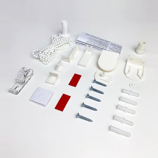 Штора рулонная Дизайн 60x140 см белая