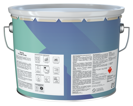 Лак яхтный Tikkurila Unica Super Strong База ЕР бесцветный полуматовый 9 л