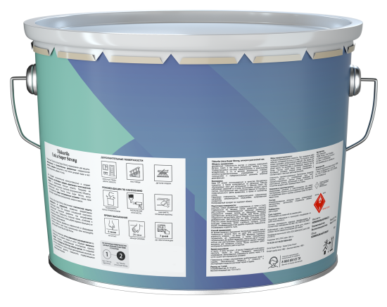 Лак яхтный Tikkurila Unica Super Strong База ЕР бесцветный полуматовый 9 л