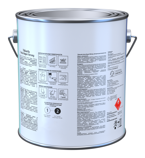 Лак яхтный Tikkurila Unica Super Strong База ЕР бесцветный высокоглянцевый 2.7 л