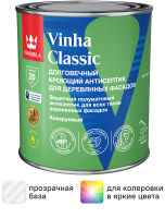 Антисептик кроющий Tikkurila Vinha Classic VC полуматовый прозрачный 0.9 л