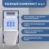 Комплект инсталляция с унитазом Aquatek Амадео безободковый с микролифтом с клавишей цвет хром