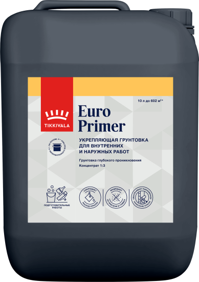 Грунтовка универсальная Tikkurila «Euro Primer» 10 л