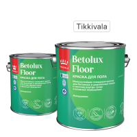 Краска для полов износостойкая Tikkivala Betolux Floor глянцевая цвет белый база A 2.7 л