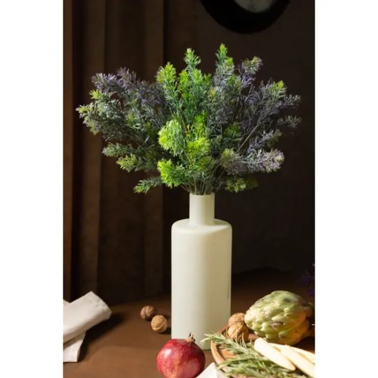 Ветка декоративная Степная 30 см цвет зелёный